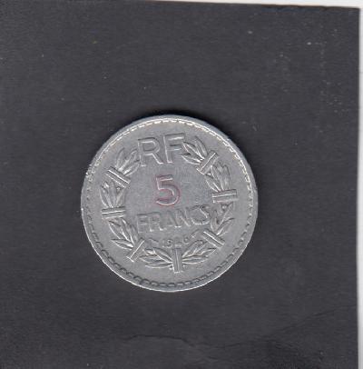 Beschrijving: 5 Franc  